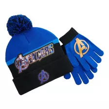 Gorra Y Guantes Marvel Para Niños