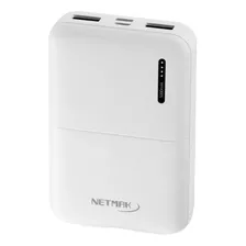 Cargador Portatil Netmak Nm-pb3 5000mah 2 Usb 5v 2.1a Led