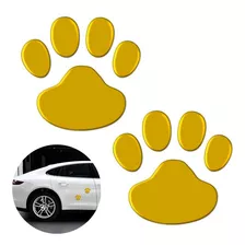 Accesorio Adhesivo Para Carro Huellas Animal 3d