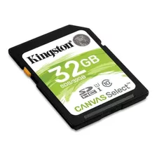 Tarjeta De Memoria Kingston Sds2 Canvas Select 32gb