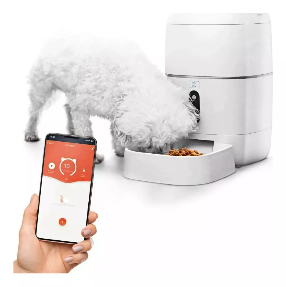 Comedero Dispensador Smart De Comida Para Mascotas 6 Litros