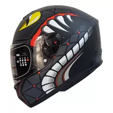 Casco Para Moto Yohe Y966 15#d - Gris Negro