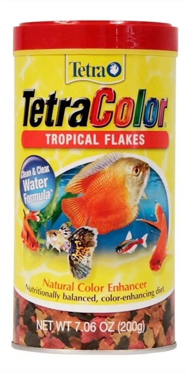 Tetra Alimento Tetracolor Tropical Flakes 200 Gr 7.06 Oz Acuario Peces Pecera