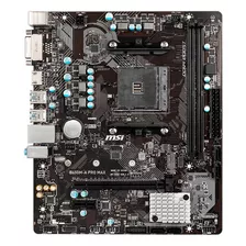 Placa Mae Msi B450m-a Pro Max, Ddr4, Socket Am4, M-atx Cor Preto