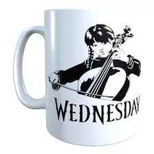 Tazon Taza Diseño Merlina Wednesday Addams Violonchelo