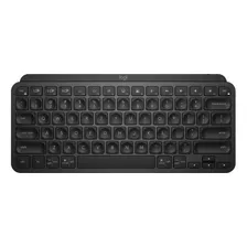 Teclado Bluetooth Logitech Master Series Mx Keys Mini Qwerty Inglês Internacional Cor Preto Com Luz Branco