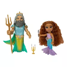 Set De Bonecas Ariel E Rei Tritao A Pequena Sereia Sunny Brinquedos