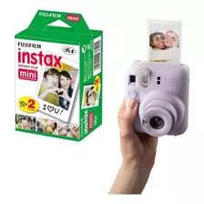Instax Câmera Instantânea Fujifilm Mini 12 Com Pack De 20 