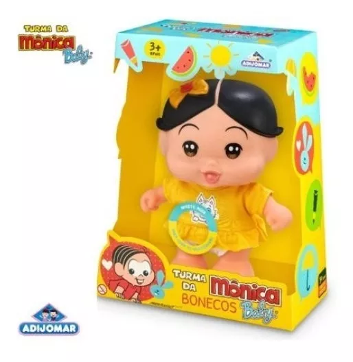 Boneca Magali Turma Da Monica Baby Fala Frases - Adjomar 