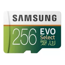 Tarjeta De Memoria Samsung Mb-me256ga/am Evo Select Con Adaptador Sd 256gb