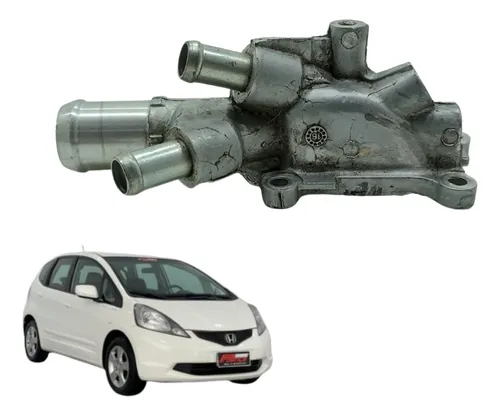 Flange Saida Agua Cabeçote Honda New Fit City Usado 1