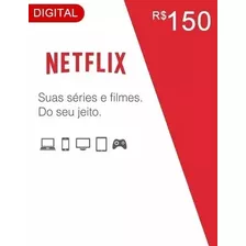 Cartão Pré-pago Gift Card Netflix Virtual