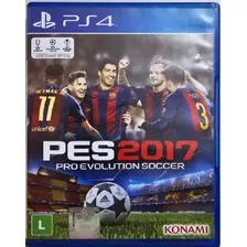 Pes 2017 Ps4 Midia Fisica Semi Novo