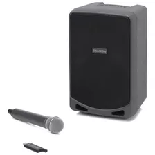 Bafle Portatil Recargable Samson Xp106w Con Micrófono Inalám