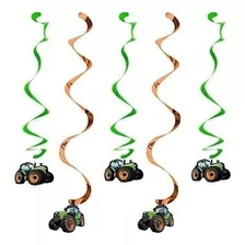 Tractor Time Hanging Decorations (5 Count)