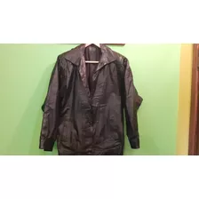 Campera Cuero Genuino Talle Xl Muy Buen Estado