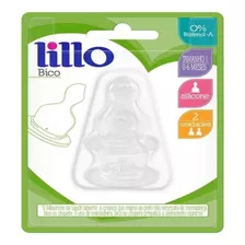 Tetina Lillo Silicona 0-6 Meses 2 Unidades