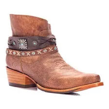 Bota Texana Feminina Goyazes Marrom Imperial 216801-cc