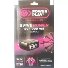 Fonte Power Play Five Power 1000ma