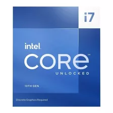 Processador Gamer Intel Core I7-13700kf Bx8071513700kf De 16 Núcleos E 5.4ghz De Frequência