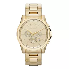 Relógio Armani Exchange Masculino Dourado Ax2099b1 C1kx