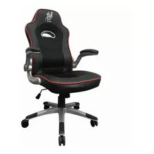 Silla Gamer Gaming Cuerina Giratoria Oficina Marvel Negra