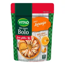 Mix Para Bolo Sem Glúten Sabor Laranja 300g - Vitao