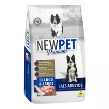 Ração New Pet Premium Adulto Sabor Frango E Arroz 15kg