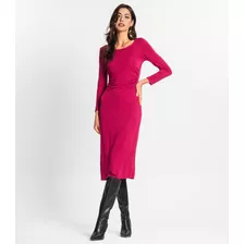 Vestido Midi Feminino Endless Rosa