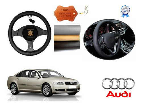 Tapetes 3d Logo Audi + Cubre Volante A8 2002 2003 2004 2005 Foto 3
