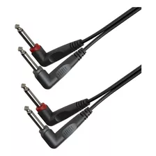 Cable De Audio De 2 Señales Plug Jack 6,3 Mm Mono 3 Metros