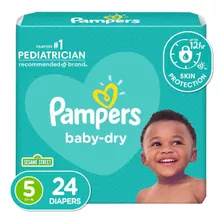 Pampers Baby-dry Etapa 5 X 24un - Unidad a $2162
