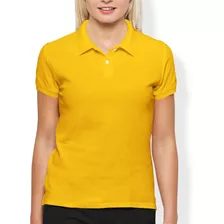 Camisa Feminina Gola Polo Lisa