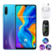 Huawei P30 Lite Dual Sim 128 Gb Azul Pavo Real 6 Gb Ram