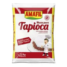 Kit 6 Massa Para Tapioca Sem Glúten 1kg Amafil