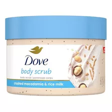 Dove Scrub Macadamia & Rice Milk Revela Un Exfoliante Corpor