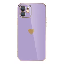 Capa Capinha Para iPhone De Coração Luxo