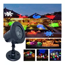 Espeto Projetor De Natal Laser Jardim Desenhos Noel Natalino Cor Da Carcaça Preto Cor Da Luz Rgb 110v/220v