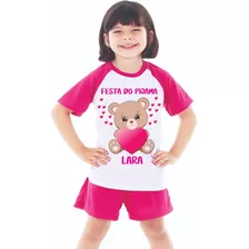 Pijama Infantil Urso Personalizado, Festa Do Pijama