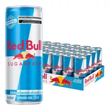 Red Bull Sugarfree Energizante Lata 250ml Pack X24 - Gobar