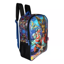 Mochila Escolar Infantil G Luxcel Guardiões Da Galáxia Cor Azul