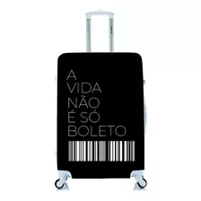 Capa Protetora Mala Viagem Pequena A Vida Não É Só Boletos