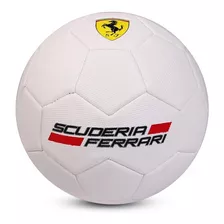 Pelota Niño De Cuerina Ferrari Modelo F 666 Blanca Numero 5