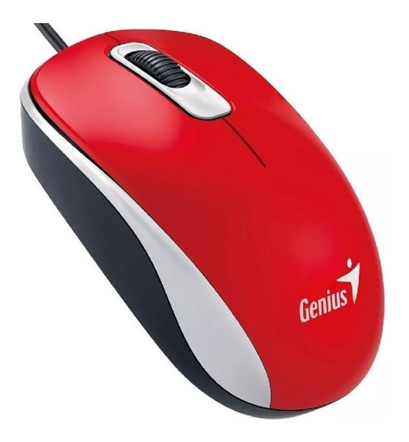 Mouse Genius  Dx-110 Usb Rojo Pasión