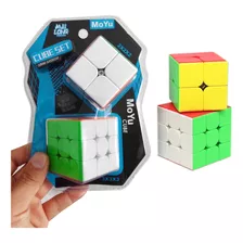 Cubo Rubik Moyu 3x3x3 Alta Velocidad + Cria 2x2