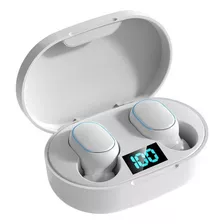 Audífonos Inalámbricos E7s-1 M10 9d Tws Con Bluetooth Blanco