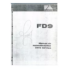 Manual De Serviços Fiatallis Fd9 Trator De Esteira