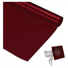 Filtro Gelatina Para Iluminação E Estúdio - Vermelho #102