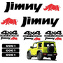 Franja Calcomana Sticker Suzuki Jimny 4x4 Jabal