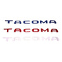 Letras Logotipo Acero Inox Guantera Toyota Tacoma 2016-2023
